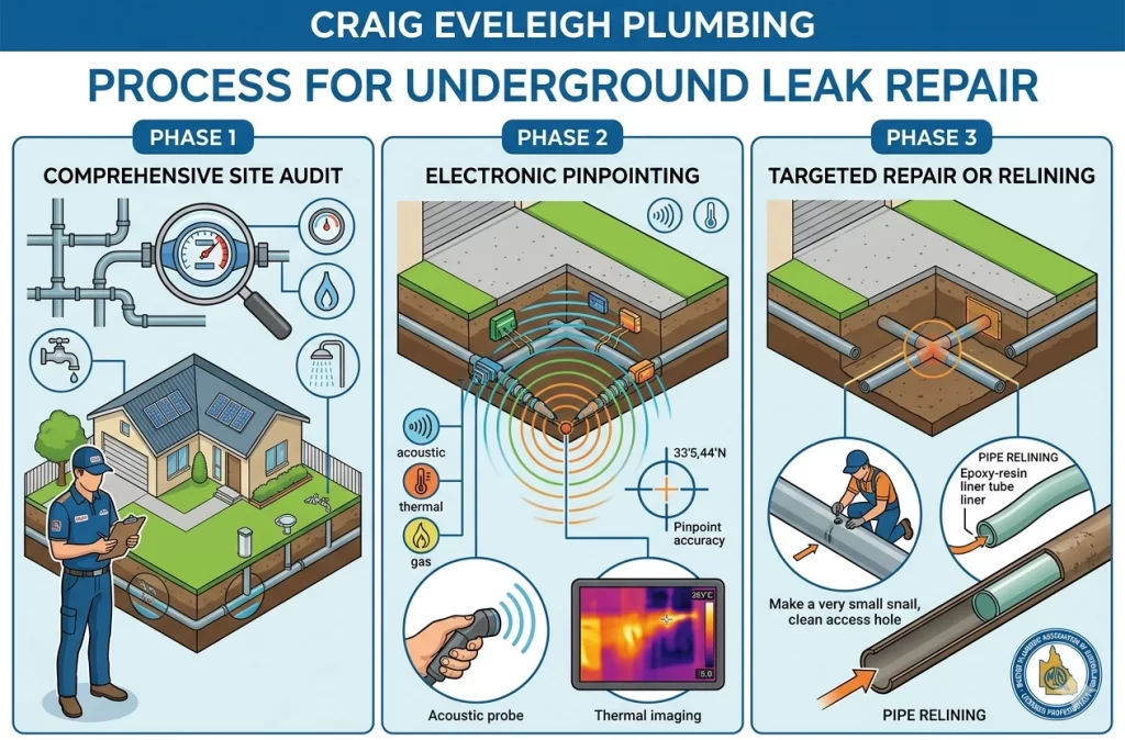 Process for Underground Leak Repair